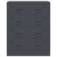 Credenza Antracite 67x39x83 cm in Acciaio 841681