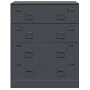 Credenza Antracite 67x39x83 cm in Acciaio 841681