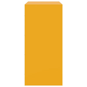 Credenza Giallo Senape 67x39x83 cm in Acciaio 841682