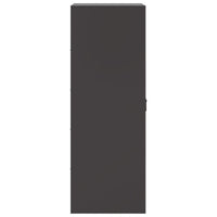 Credenza Nera 34,5x39x107 cm in Acciaio 841703