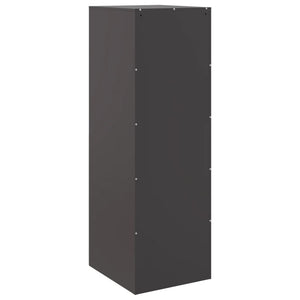 Credenza Nera 34,5x39x107 cm in Acciaio 841703