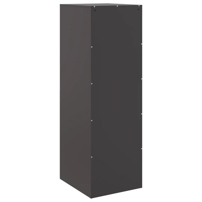 Credenza Nera 34,5x39x107 cm in Acciaio 841703