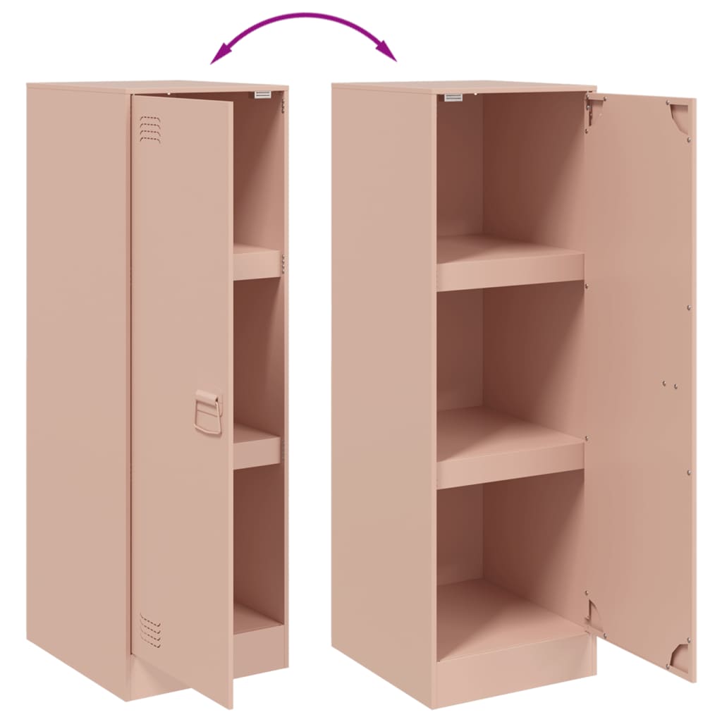 Credenza Rosa 34,5x39x107 cm in Acciaio 841704