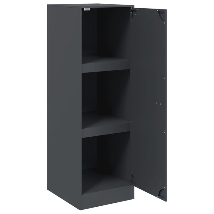 Credenza-Buffet-Armadio da cucina Antracite 34,5x39x107 cm in Acciaio 379609