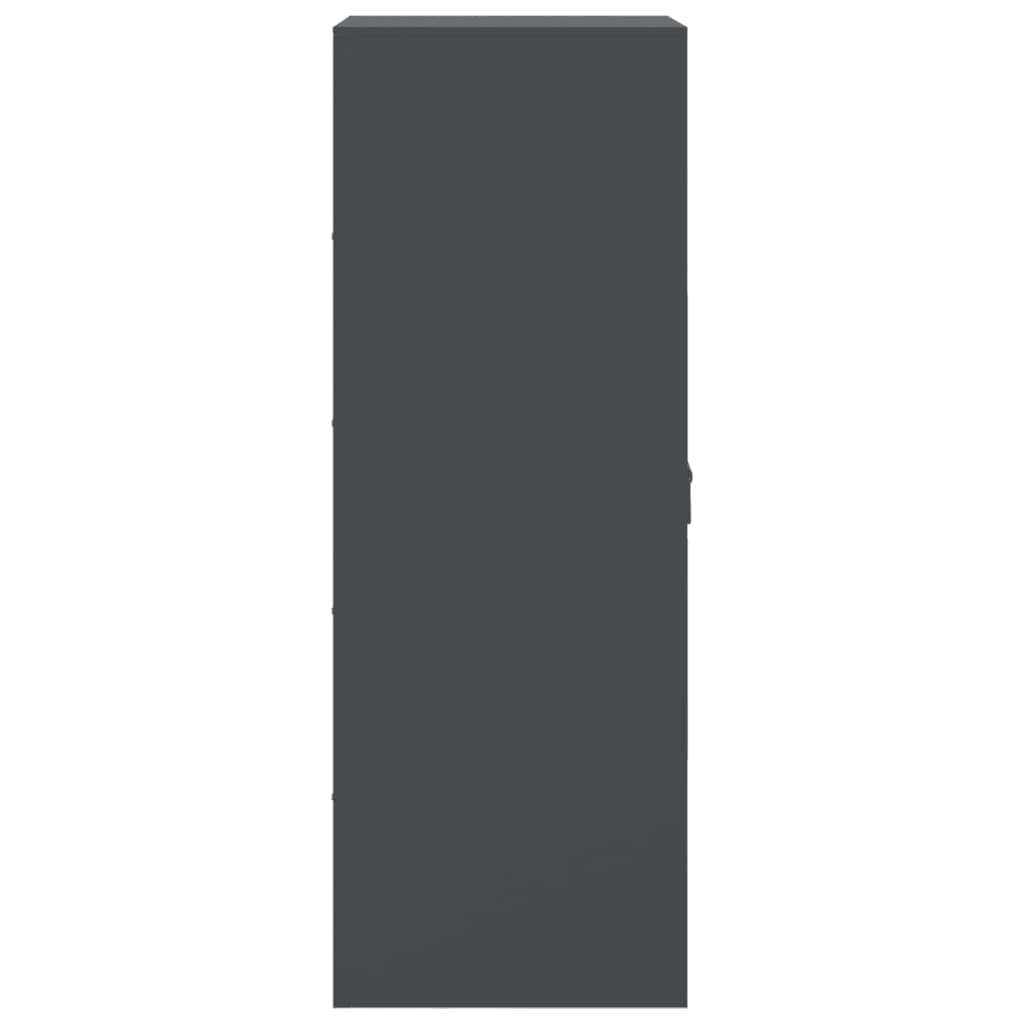 Credenza-Buffet-Armadio da cucina Antracite 34,5x39x107 cm in Acciaio 379609