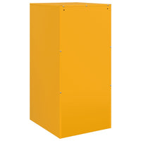 Credenza Giallo Senape 34,5x39x73 cm in Acciaio