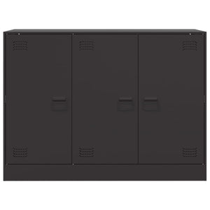 Credenza Nera 99x39x73 cm in Acciaio 841721