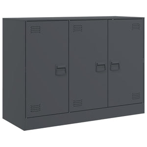 Credenza Antracite 99x39x73 cm in Acciaio 841723