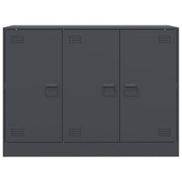 Credenza Antracite 99x39x73 cm in Acciaio 841723