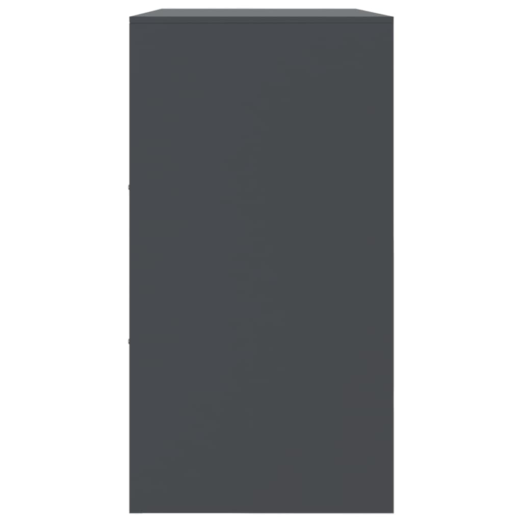 Credenza Antracite 99x39x73 cm in Acciaio 841723