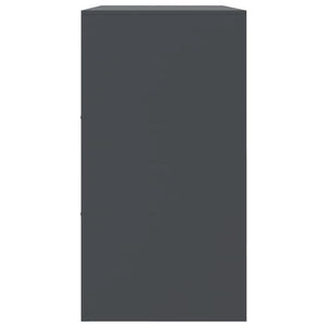 Credenza Antracite 99x39x73 cm in Acciaio 841723