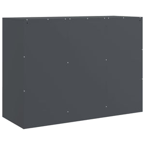 Credenza Antracite 99x39x73 cm in Acciaio 841723