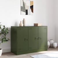 Credenza Verde Oliva 99x39x73 cm in Acciaio 841725