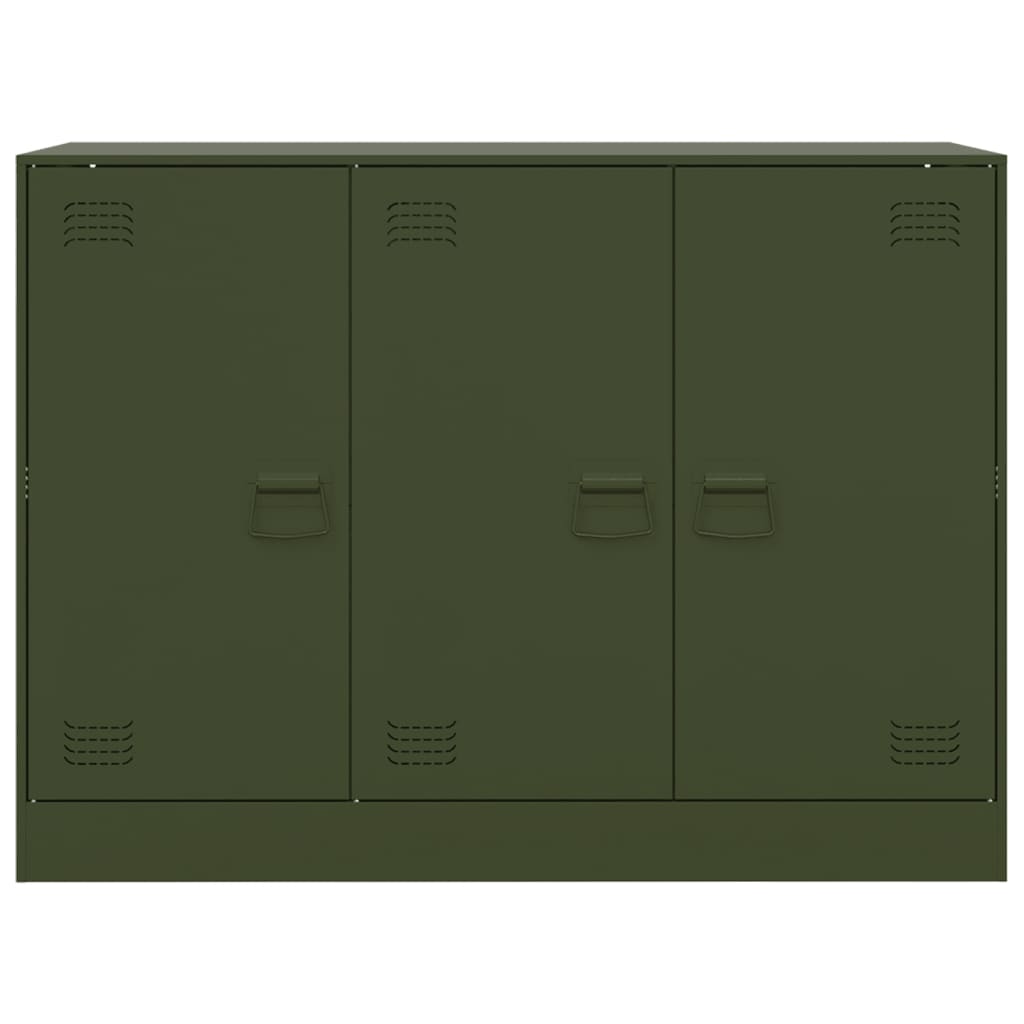 Credenza Verde Oliva 99x39x73 cm in Acciaio 841725