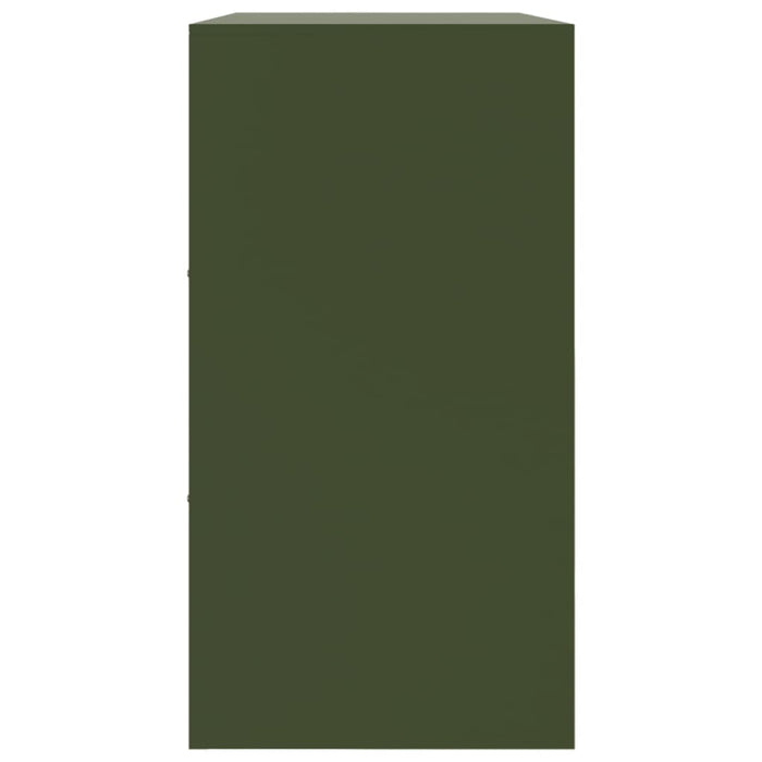 Credenza Verde Oliva 99x39x73 cm in Acciaio 841725