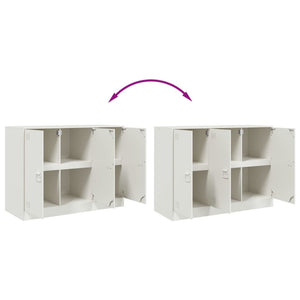 Credenza Rosa 99x39x73 cm in Acciaio 841726
