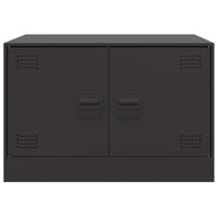 Tavolino da Salotto Nero 67x50x44 cm in Acciaio 841727