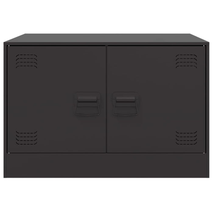 Tavolino da Salotto Nero 67x50x44 cm in Acciaio 841727