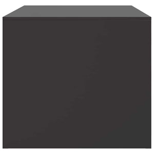 Tavolino da Salotto Nero 67x50x44 cm in Acciaio 841727