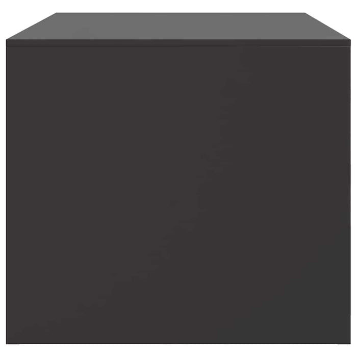 Tavolino da Salotto Nero 67x50x44 cm in Acciaio 841727