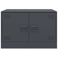 Tavolino da Salotto Antracite 67x50x44 cm in Acciaio 841729