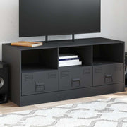 Mobile Porta TV-Mobile per TV-Credenza TV Antracite 99x39x44 cm in Acciaio 656383