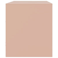 Mobile TV Rosso 67x39x44 cm in Acciaio 841741