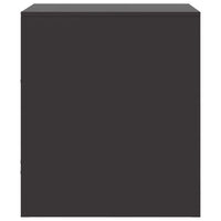 Comodino Nero 34,5x39x44 cm in Acciaio 841751