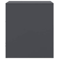 Comodini 2 pz Antracite 34,5x39x44 cm in Acciaio 841756