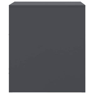 Comodini 2 pz Antracite 34,5x39x44 cm in Acciaio 841756