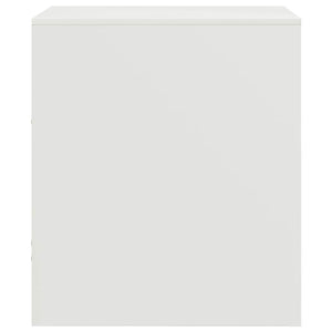 Comodini 2 pz Bianchi 34,5x39x44 cm in Acciaio 841762