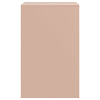 Comodino Rosa 34,5x39x62 cm in Acciaio 841765