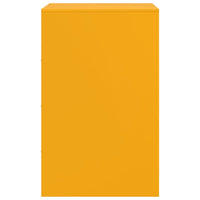 Comodino Giallo Senape 34,5x39x62 cm in Acciaio