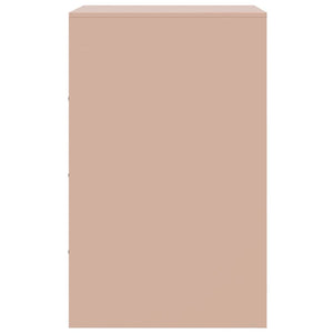 Comodino Rosa 34,5x39x62 cm in Acciaio 841777