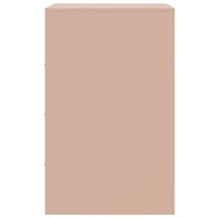 Comodino Rosa 34,5x39x62 cm in Acciaio 841777