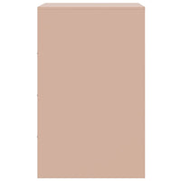 Comodini 2 pz Rosa 34,5x39x62 cm in Acciaio 841778