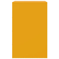 Comodino Giallo Senape 34,5x39x62 cm in Acciaio 841781