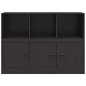 Credenza Nera 99x39x73 cm in Acciaio 841787