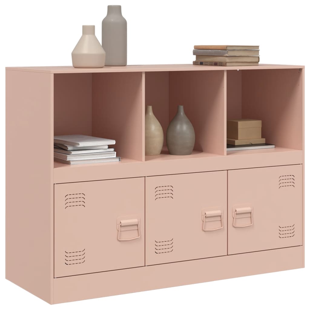 Credenza Rosa 99x39x73 cm in Acciaio 841788