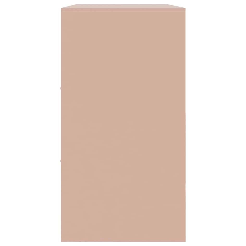 Credenza Rosa 99x39x73 cm in Acciaio 841788