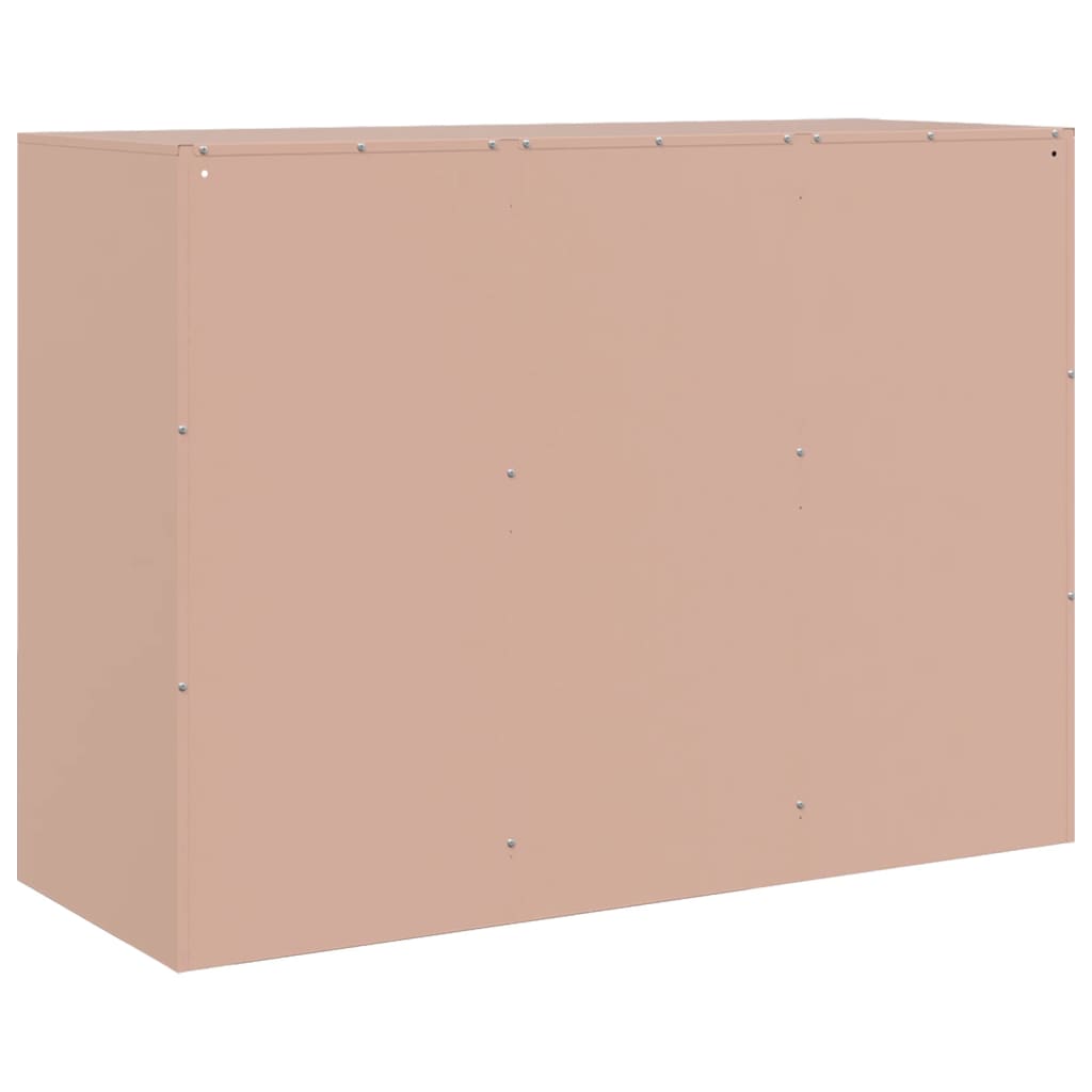 Credenza Rosa 99x39x73 cm in Acciaio 841788