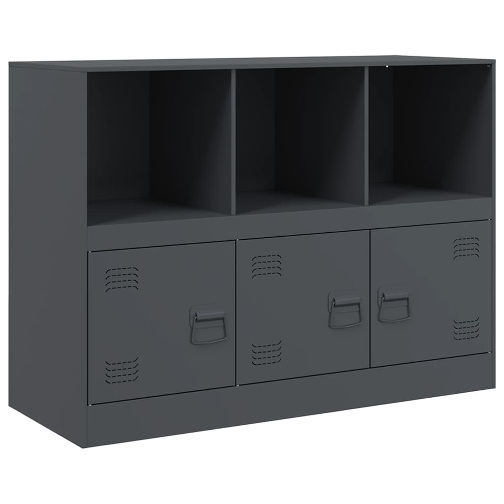 Credenza Antracite 99x39x73 cm in Acciaio 841789