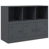 Credenza Antracite 99x39x73 cm in Acciaio 841789