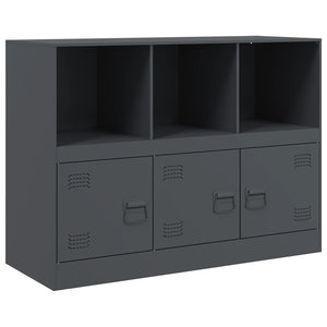 Credenza Antracite 99x39x73 cm in Acciaio 841789
