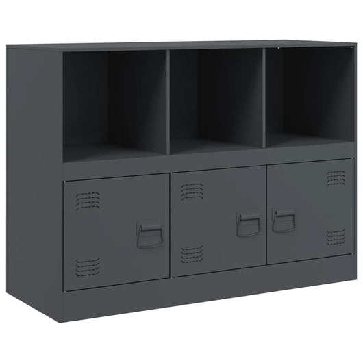 Credenza Antracite 99x39x73 cm in Acciaio 841789