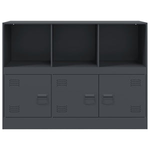 Credenza-Buffet-Armadio da cucina Antracite 99x39x73 cm in Acciaio 304025