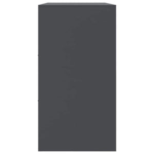 Credenza-Buffet-Armadio da cucina Antracite 99x39x73 cm in Acciaio 304025