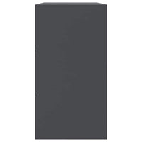 Credenza Antracite 99x39x73 cm in Acciaio 841789