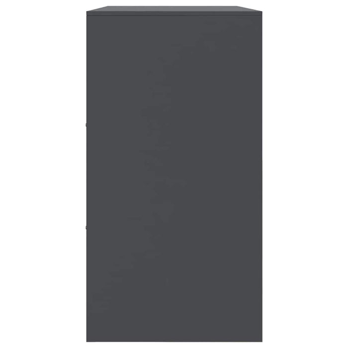 Credenza Antracite 99x39x73 cm in Acciaio 841789