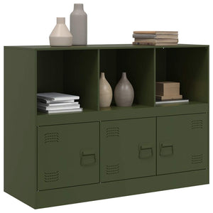 Credenza Verde Oliva 99x39x73 cm in Acciaio 841791